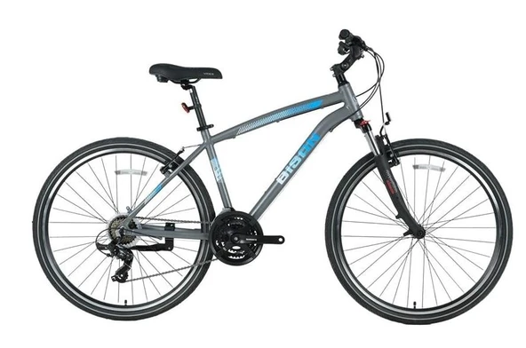Bisan Guida Amt 28 Jant 52 CM Gri Mavi Şehir Bisikleti ürün görseli 1