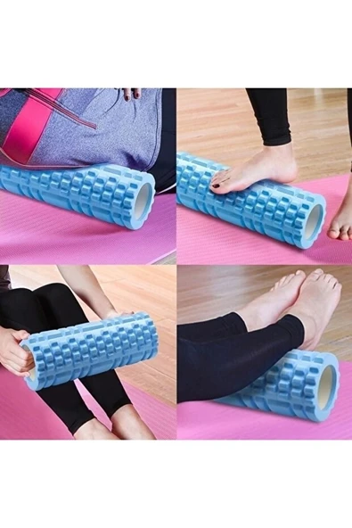 Foam Roller Siyah – Yoğun Egzersiz Sonrası Kas Açıcı Masaj Rulosu ürün görseli 1