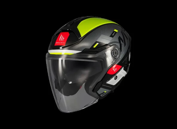 KASK MT COSMO SV SilenceB3 Gloss SARI GÖZLÜKLÜ - Resim 2