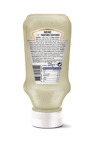 Heinz Trüflü Mayonez 220 gr x 2 Adet - Resim 3