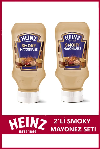 Heinz Smoky Mayonez 225 gr x 2 Adet ürün görseli 1