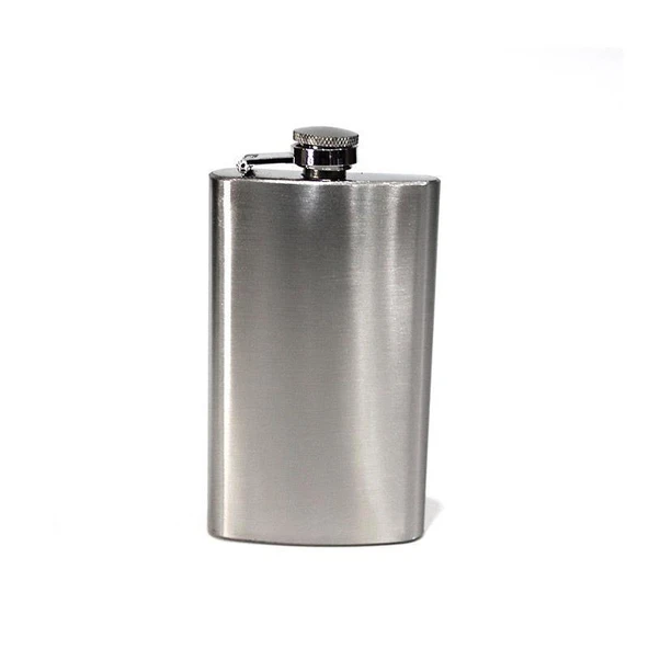 Cep Matarası 6 Oz Paslanmaz Çelik Kamp Şişesi ürün görseli 1
