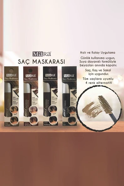 Açık Kahve Saç Maskarası - Resim 4