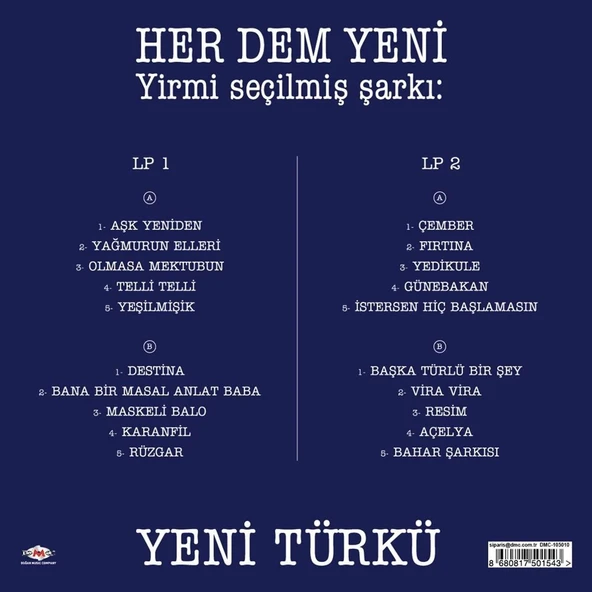 Yeni Türkü Her Dem - Plak - Resim 2