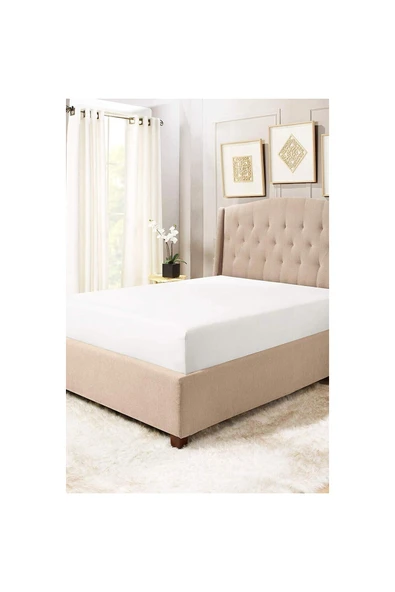 Battal ve Büyük Yataklar için Lastiksiz Düz Renk Çarşaf 240x260 Cm ürün görseli 1