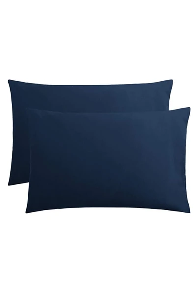 Stella Flavo 2'li Yastık Kılıfı 50x70+20cm Kapaklı Lacivert ürün görseli 1