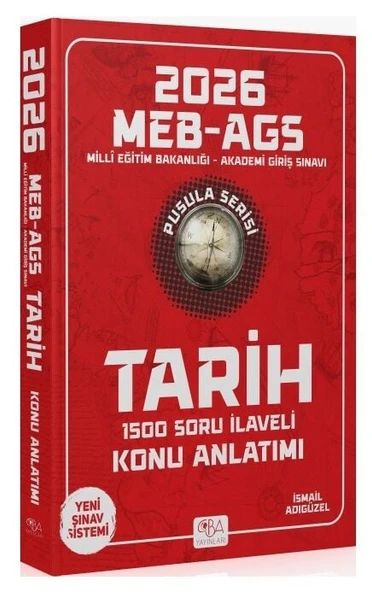 CBA Yayınları 2026 MEB-AGS Tarihin Pusulası Konu Anlatımı - İsmail Adıgüzel CBA Yayınları ürün görseli 1