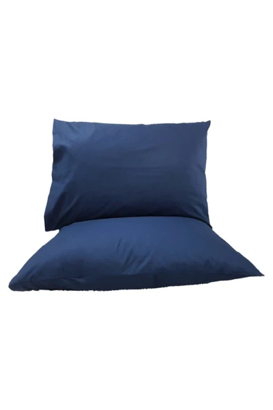 2'li 50x70 Renforce Lacivert Yastık Kılıfı ürün görseli 1