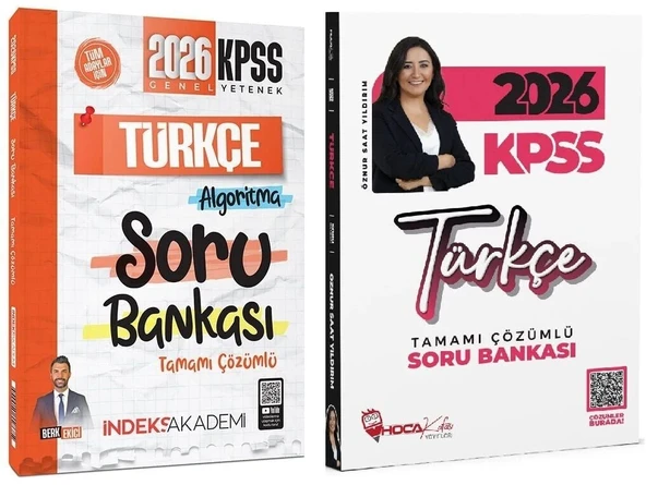 Hoca Kafası + İndeks 2026 KPSS Türkçe Soru Bankası 2 li Set - Öznur Saat Yıldırım Hoca Kafası + İndeks Akademi Yayınları ürün görseli 1