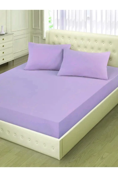 Çift Kişilik Lastikli Kumaş Çarşaf + 2 Yastık Kılıfı 160 x 200 ürün görseli 1