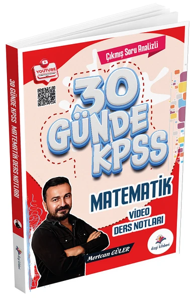 Dizgi Kitap KPSS 30 Günde Matematik Video Ders Notları - Mertcan Güler Dizgi Kitap ürün görseli 1