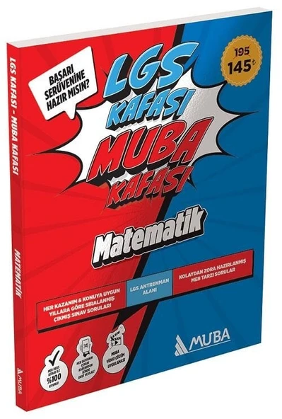 Muba 8. Sınıf Matematik LGS Kafası Muba Kafası Soru Bankası Muba Yayınları ürün görseli 1