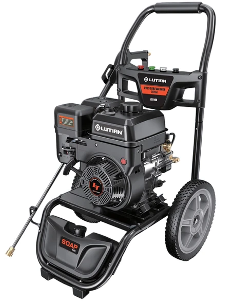 LUTİAN LT810B - Endüstriyel Benzinli 207 Bar Yüksek Basınçlı Oto Yıkama Makinası 7 HP - Benzinli Araba İnşaat Kamyon Yıkama ürün görseli 1