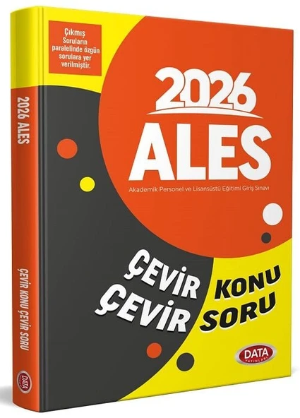 Data 2026 ALES Çevir Konu Çevir Soru Data Yayınları ürün görseli 1