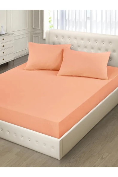 Çift Kişilik Lastikli Kumaş Çarşaf + 2 Yastık Kılıfı  180 x 200 ürün görseli 1