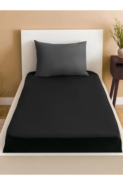 Lastiksiz Dokuma Düz Renk 160x240 Çarşaf ve Yastık Kılıfı ürün görseli 1