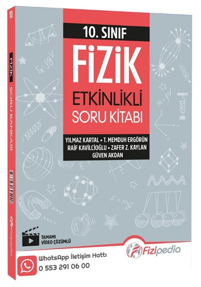 Fizipedia 10. Sınıf Fizik Etkinlikli Soru Kitabı Çözümlü Fizipedia Yayınları ürün görseli 1