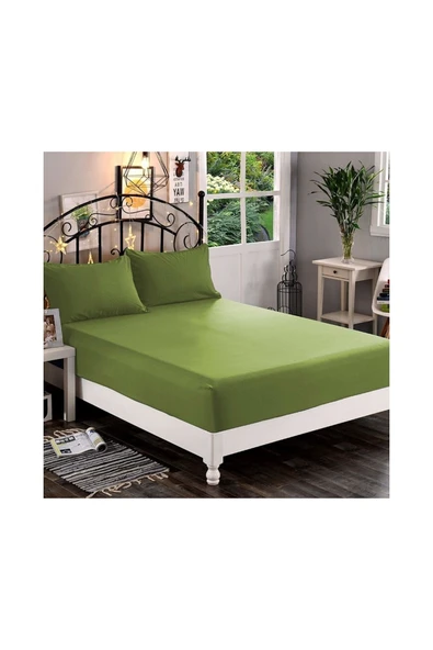 120’lik Penye Lastikli Çarşaf 120*200 Cm (haki) ürün görseli 1
