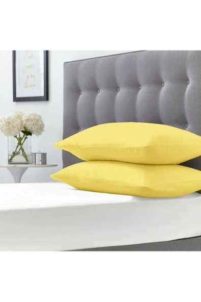 2'li Yastık Kılıfı Sarı 50x70 ürün görseli 1