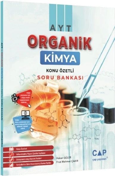 Çap Yayınları YKS AYT Organik Kimya Konu Özetli Soru Bankası Çap Yayınları ürün görseli 1