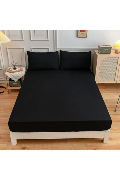 Lastiksiz Çift Kişilik Çarşaf Takımı 220x240 Çarşaf + 2 Yastık Kılıfı ürün görseli 1