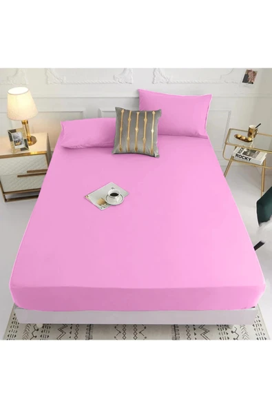 Çift Kişilik Lastikli Kumaş Çarşaf + 2 Yastık Kılıfı 140 x 200 ürün görseli 1
