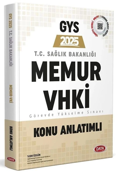 Data 2026 GYS Sağlık Bakanlığı Memur, VHKİ Konu Anlatımlı Görevde Yükselme Data Yayınları ürün görseli 1