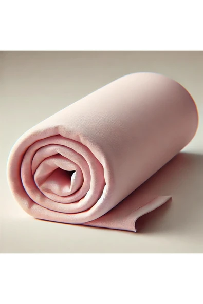 Lastikli  %100 Pamuk Penye Çarşaf  140x200 Pembe ürün görseli 1