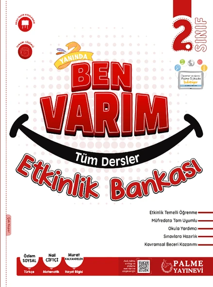 Palme 2. Sınıf Tüm Dersler Yanında Ben Varım Etkinlik Bankası Palme Yayınları ürün görseli 1