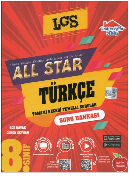 Newton Yayınları All Star 8.Sınıf Türkçe Tamamı Beceri Temelli Soru Bankası ürün görseli 1