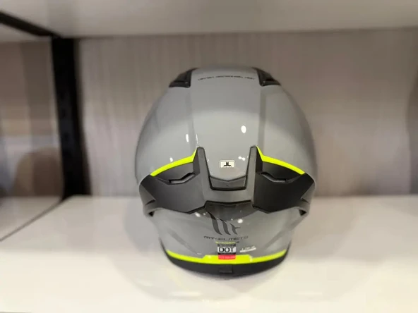 KASK MT STINGER A12 PARLAK NARDO GRİ - Resim 4