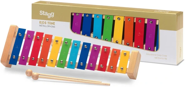 STAGG 12 TUŞ METALOFON K12RB ürün görseli 1