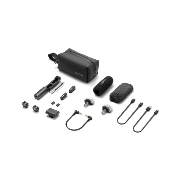 Boya Magic Al-Powered Transformable Mini Wireless Mikrofon - SKU02 - Resim 6