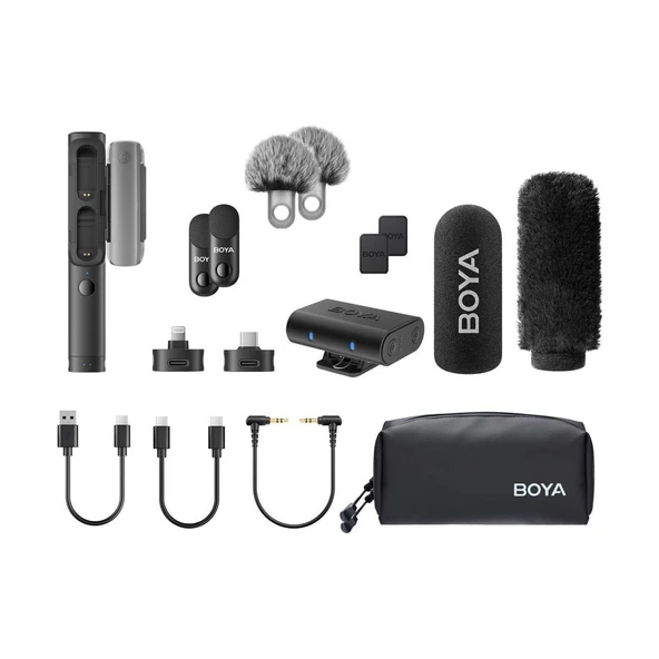 Boya Magic Al-Powered Transformable Mini Wireless Mikrofon - SKU02 - Resim 12