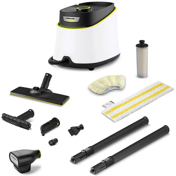 Karcher SC 3 Deluxe Textile Edition 3.5 Bar 1900 W Buharlı Temizlik Makinesi - Beyaz (5 Yıl Garanti) ürün görseli 1