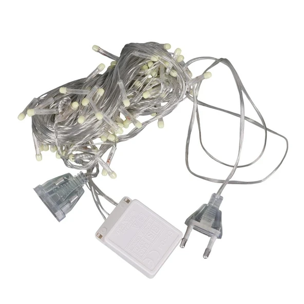 Winnboss WN-1182 Beyaz Renk 10 Metre Dekoratif Led Yılbaşı Işığı Aydınlatma 5 Watt AC220V ürün görseli 1