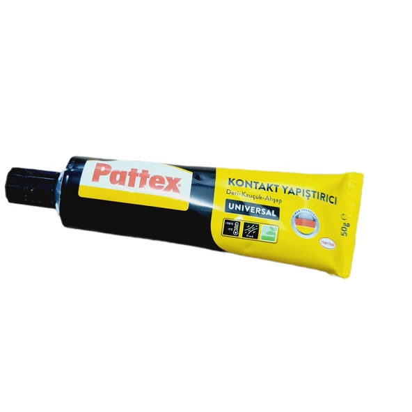 Pattex Kontakt Yapıştırıcı 50g | Deri, Kauçuk, Ahşap, Metal, Keçe ve Mantar Yüzeyler İçin Güçlü Yapıştırıcı ürün görseli 1