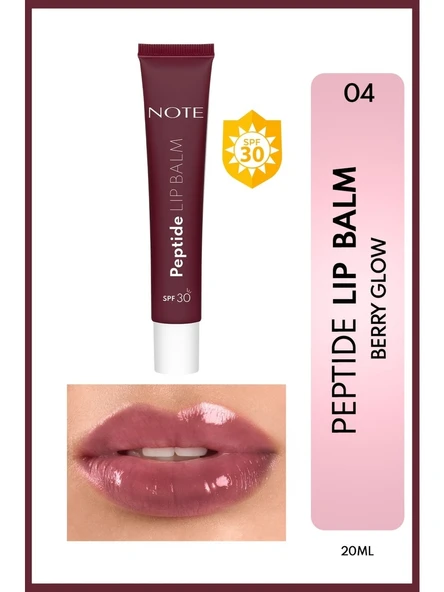 Note Peptide Lıp Balm 04 Berry Glow ürün görseli 1