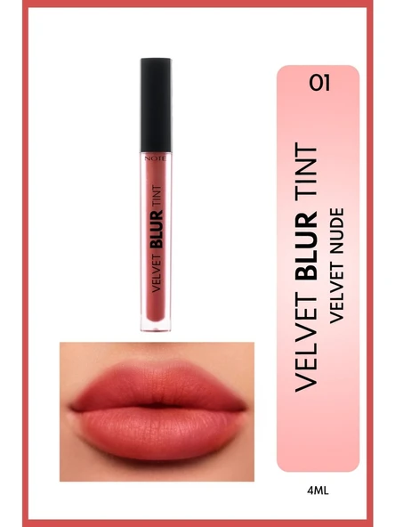 Note Velvet Blur Tınt Lıpgloss 01 Velvet Nude ürün görseli 1
