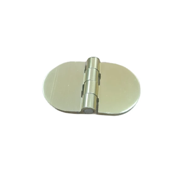 Yaprak Menteşe Oval Alüminyum Gold Renk 40x68 mm | 3,3 mm Kalınlık | 5 Adet ürün görseli 1