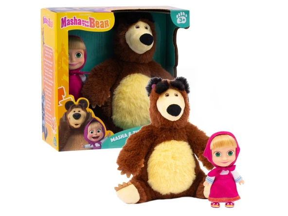 Masha ve Koca Ayı (20Cm-12Cm) ürün görseli 1