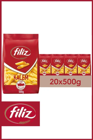 Filiz Kalem Makarna 500 Gr x 20 Adet ürün görseli 1