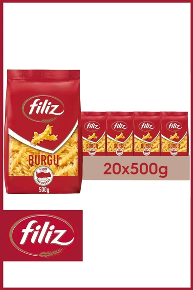 Filiz Burgu Makarna 500 gr X 20 Adet ürün görseli 1