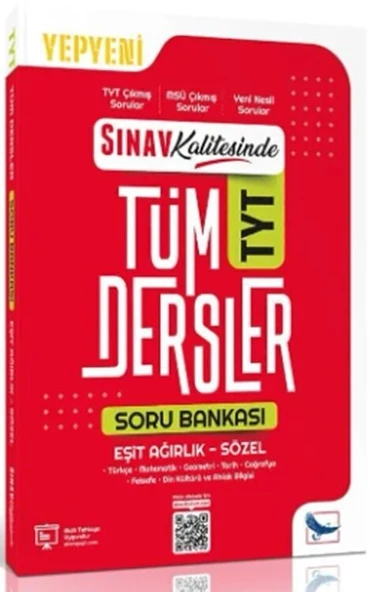 TYT Eşit Ağırlık Sözel Tüm Dersler Soru Bankası Sınav Kalitesinde Sınav Yayınları ürün görseli 1