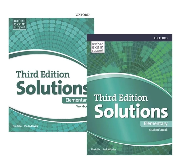 Oxford Solutions Third Edition Elementary Student's Book+Workbook+Downloadable CD ürün görseli 1