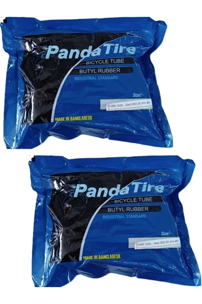 Plus Panda 29 Jant 29x2.00 - 29x2.25 Bisiklet İç Lastiği AV 48 mm Motor Sibop X 2 Adet ürün görseli 1