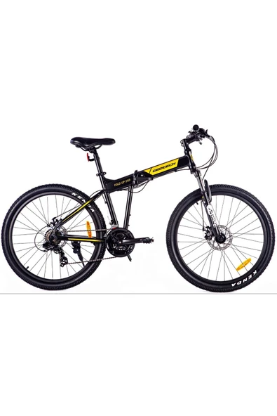 Geotech Fold Up 26d 26 Jant 21 Vites Md Katlanır Dağ Bisikleti - Siyah Sarı 45 Cm ürün görseli 1