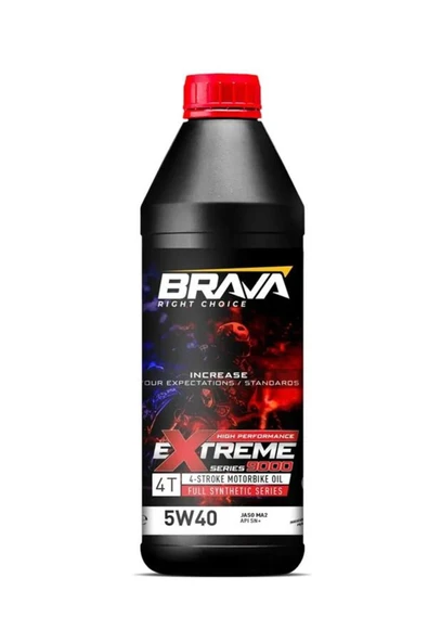 Motobisavm Brava Extreme 9000 4T 5W40 Tam Sentetik Yağ ürün görseli 1