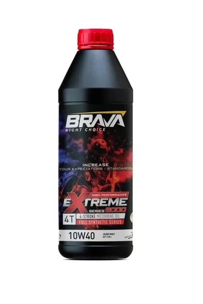 Motobisavm Brava Extreme 9000 4T 10W40 Tam Sentetik Yağ ürün görseli 1