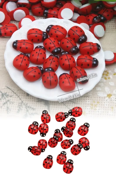 Uğur Böceği Yapıştırıcı Duvar Tipi Sevimli Organizer Yapışkanlı Mini Eşya Tutucu Diş Fırçası Kalem Mutfak Gereçleri İçin Pratik 25 Adet ürün görseli 1